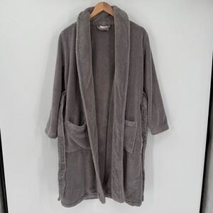 Parachute Classic Turkish Cotton Robe Gray Small Plush 100% Cotton‎ Bathrobe